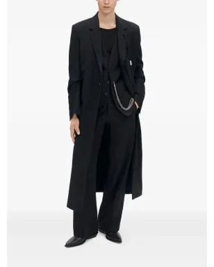 Ann Demeulemeester 長袖リブ編みTシャツ - 099 BLACK - サムネイル2
