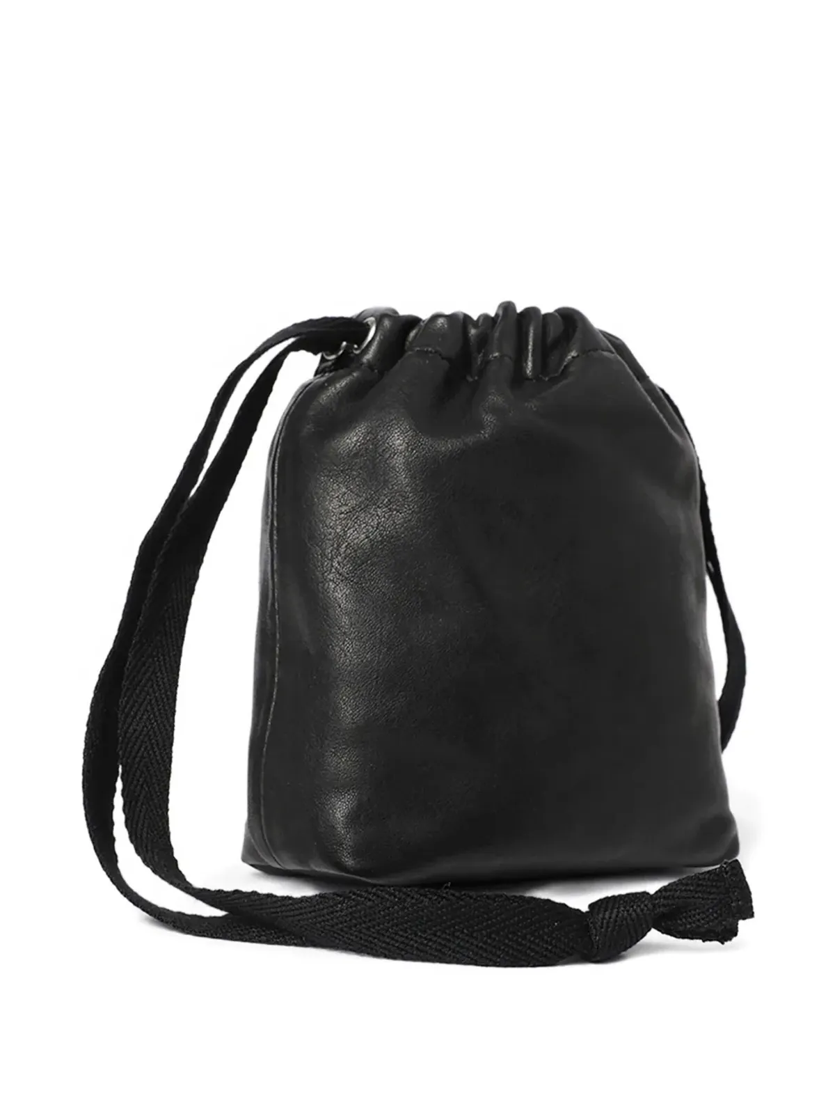 Ann Demeulemeester Gael グレインレザー クロスボディバッグ ブラック - 画像4