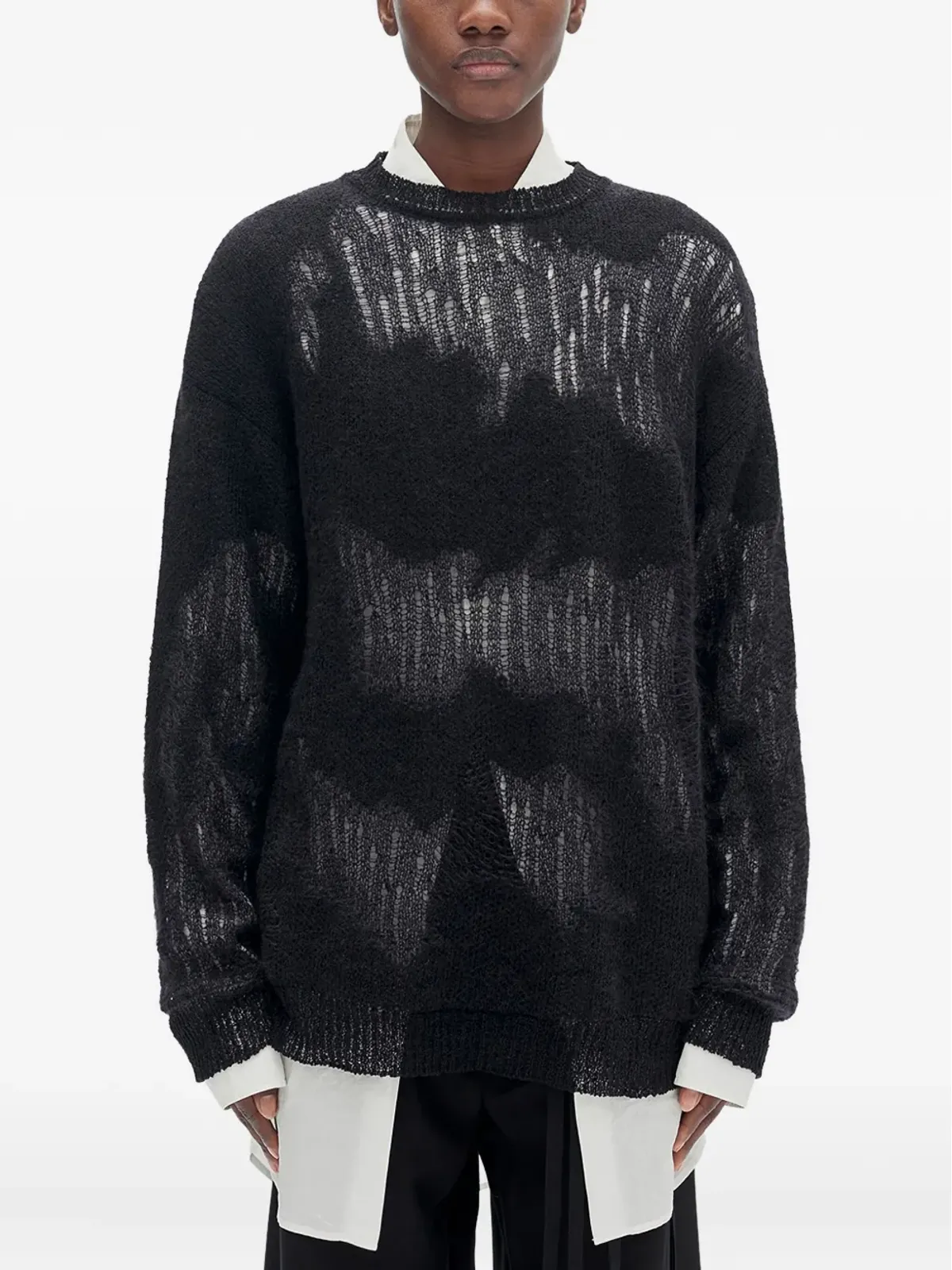 Ann Demeulemeester ララ ブラッシュドセーター - 画像1
