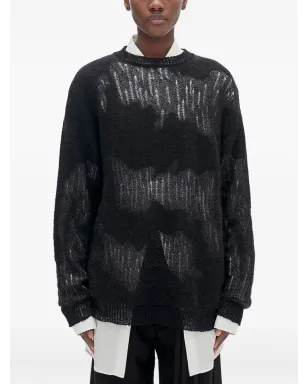 Ann Demeulemeester ララ ブラッシュドセーター - サムネイル1