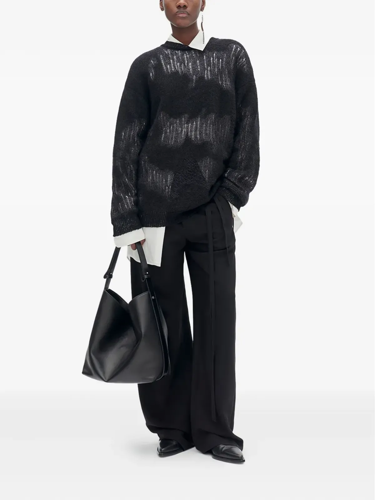Ann Demeulemeester ララ ブラッシュドセーター - 画像2