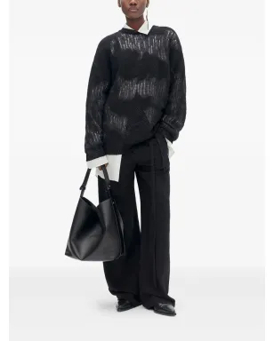 Ann Demeulemeester ララ ブラッシュドセーター - サムネイル2