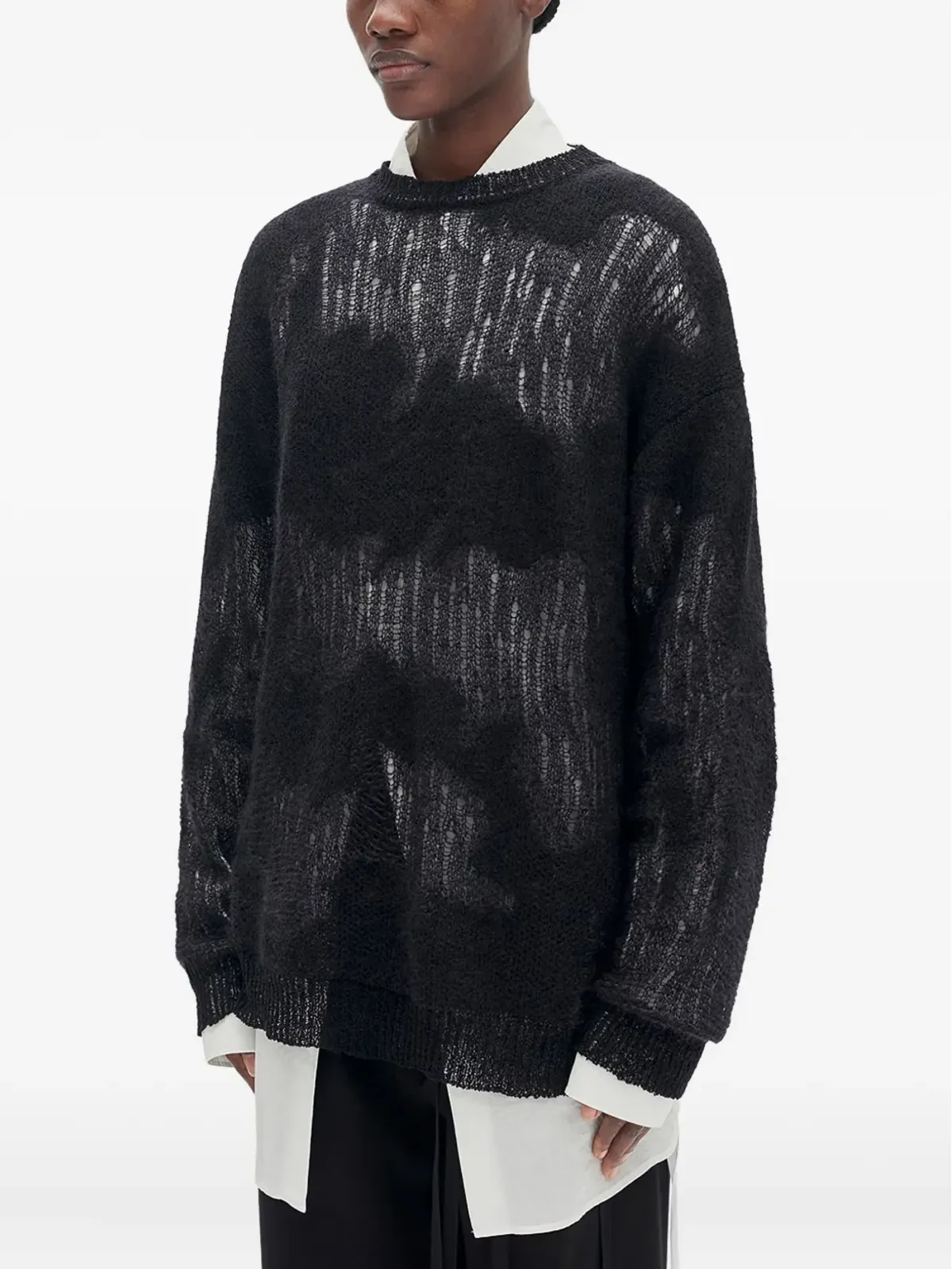 Ann Demeulemeester ララ ブラッシュドセーター - 画像3