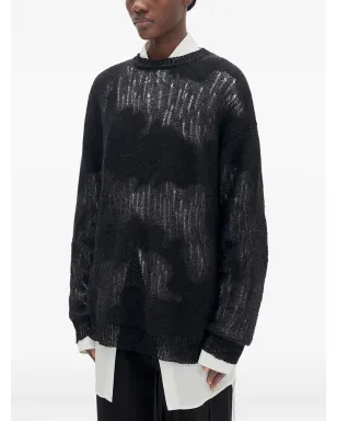 Ann Demeulemeester ララ ブラッシュドセーター - サムネイル3