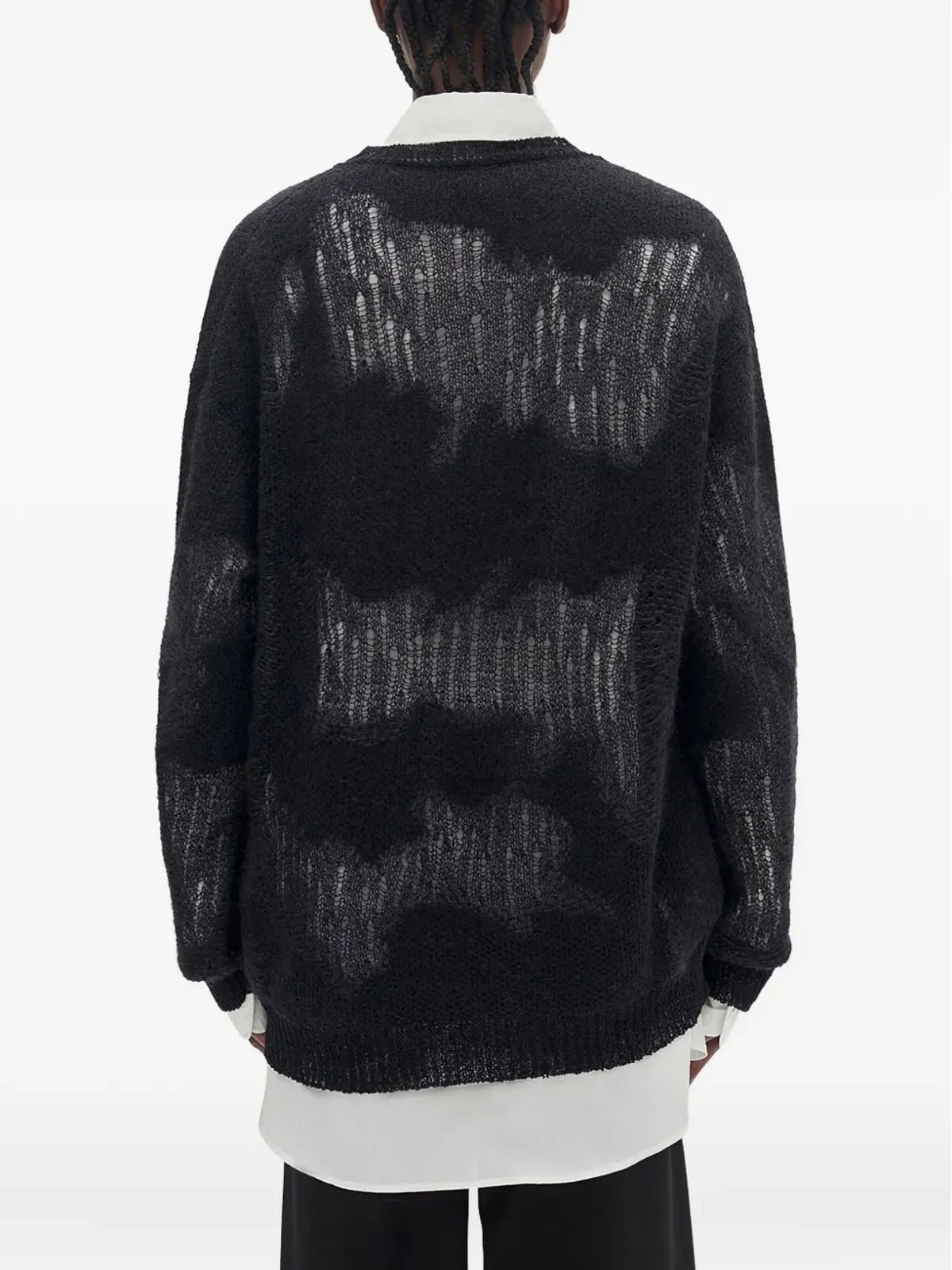 Ann Demeulemeester ララ ブラッシュドセーター - 画像4