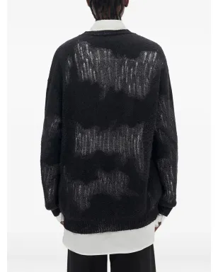 Ann Demeulemeester ララ ブラッシュドセーター - サムネイル4