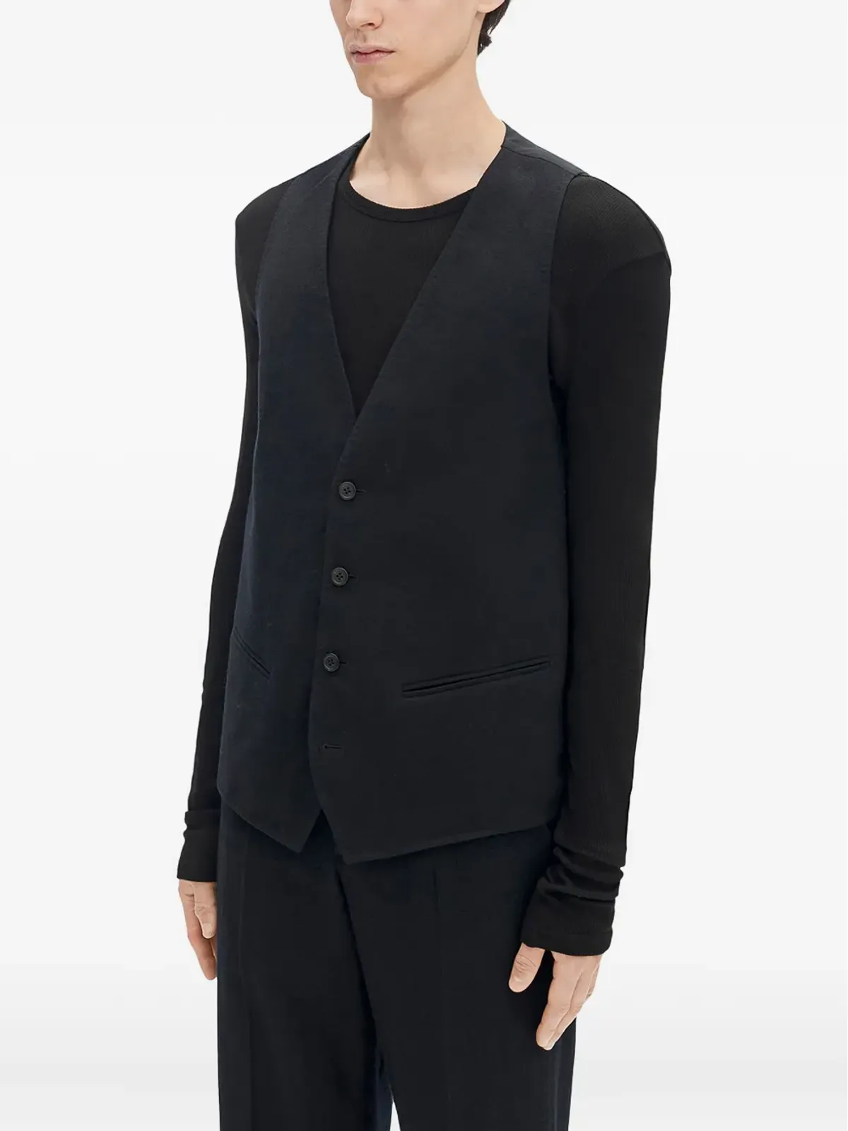 Ann Demeulemeester Juikko クラシック ウエストコート - 画像3