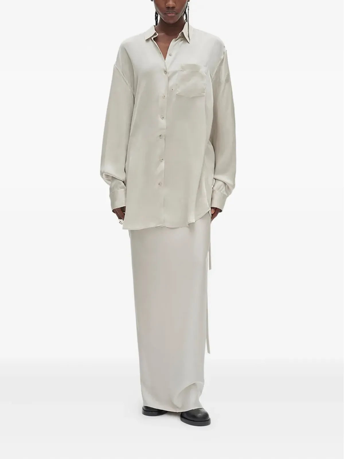 Ann Demeulemeester エヴリン ロングスカート - 画像2