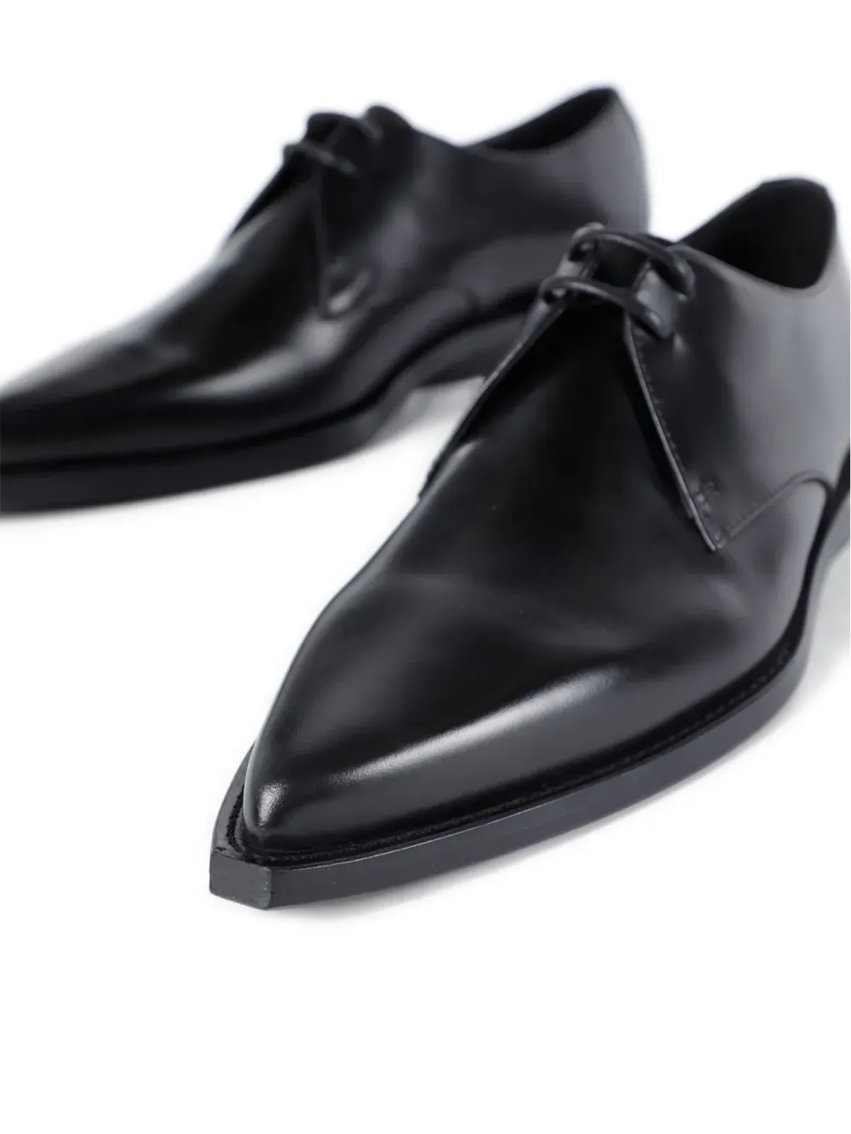 Ann Demeulemeester Falko Pointy Derby shoes - Black - 画像3