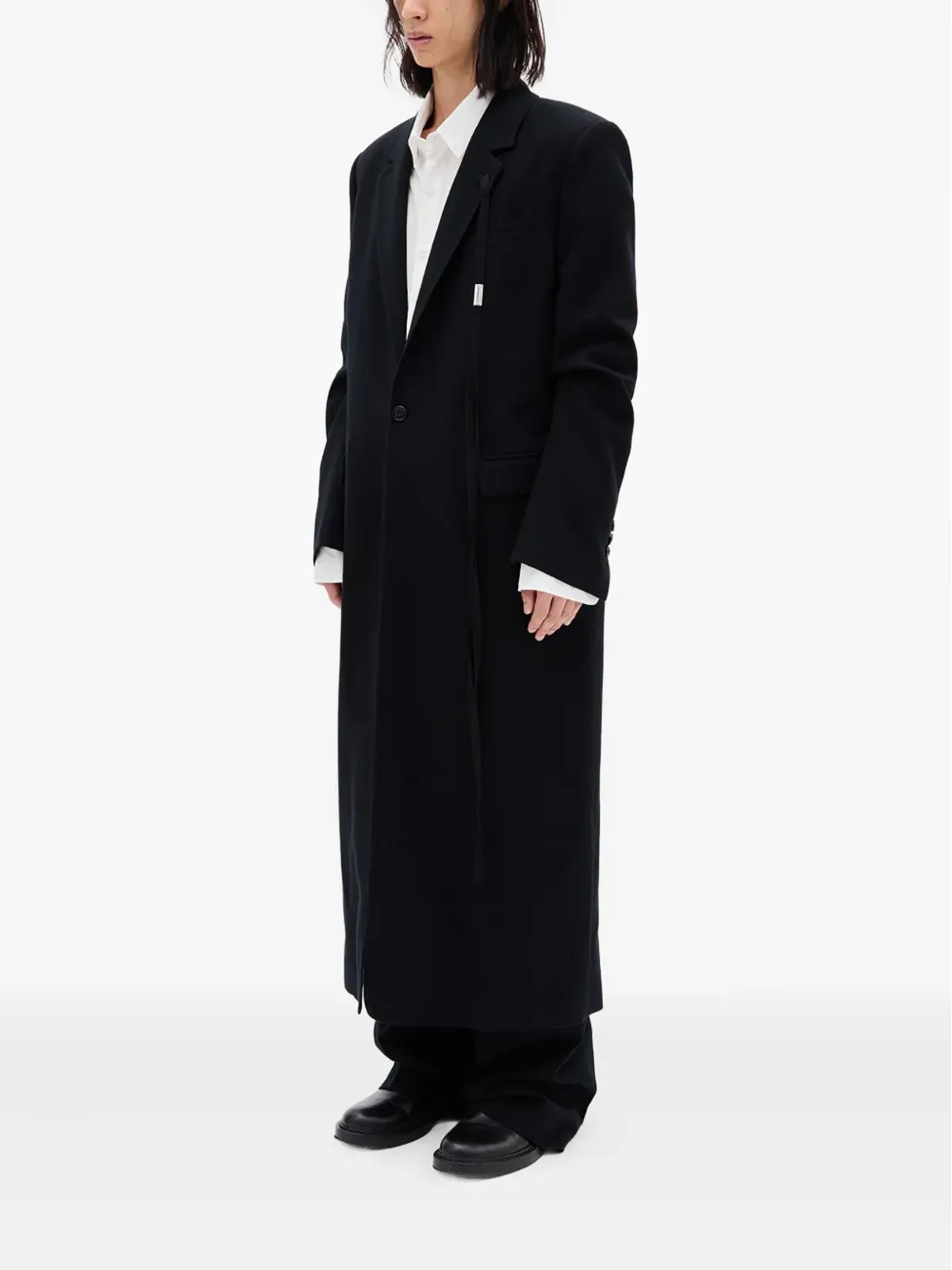 Ann Demeulemeester Thorウールブレザー - 画像3