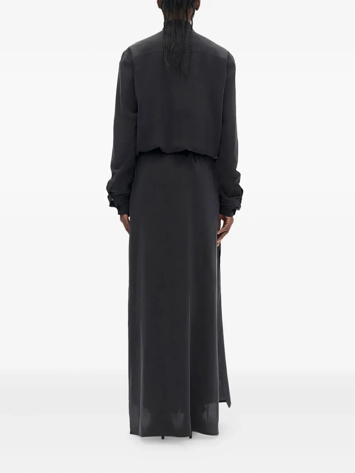 Ann Demeulemeester ドローストリングマキシドレス - 画像2