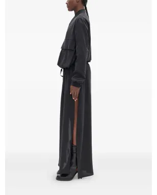 Ann Demeulemeester ドローストリングマキシドレス - サムネイル3