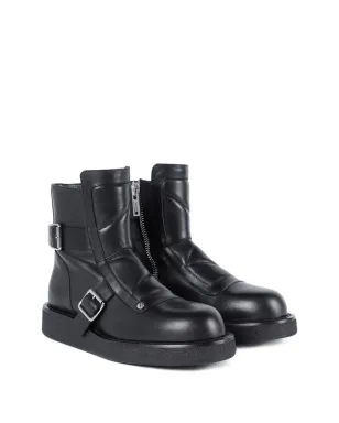Ann Demeulemeester Sune バックルディテール バイカーブーツ - サムネイル2