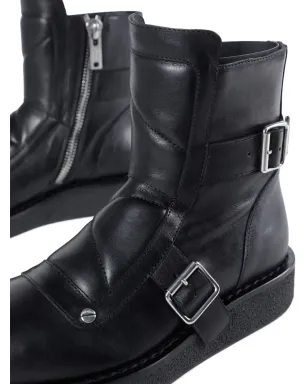 Ann Demeulemeester Sune バックルディテール バイカーブーツ - サムネイル3