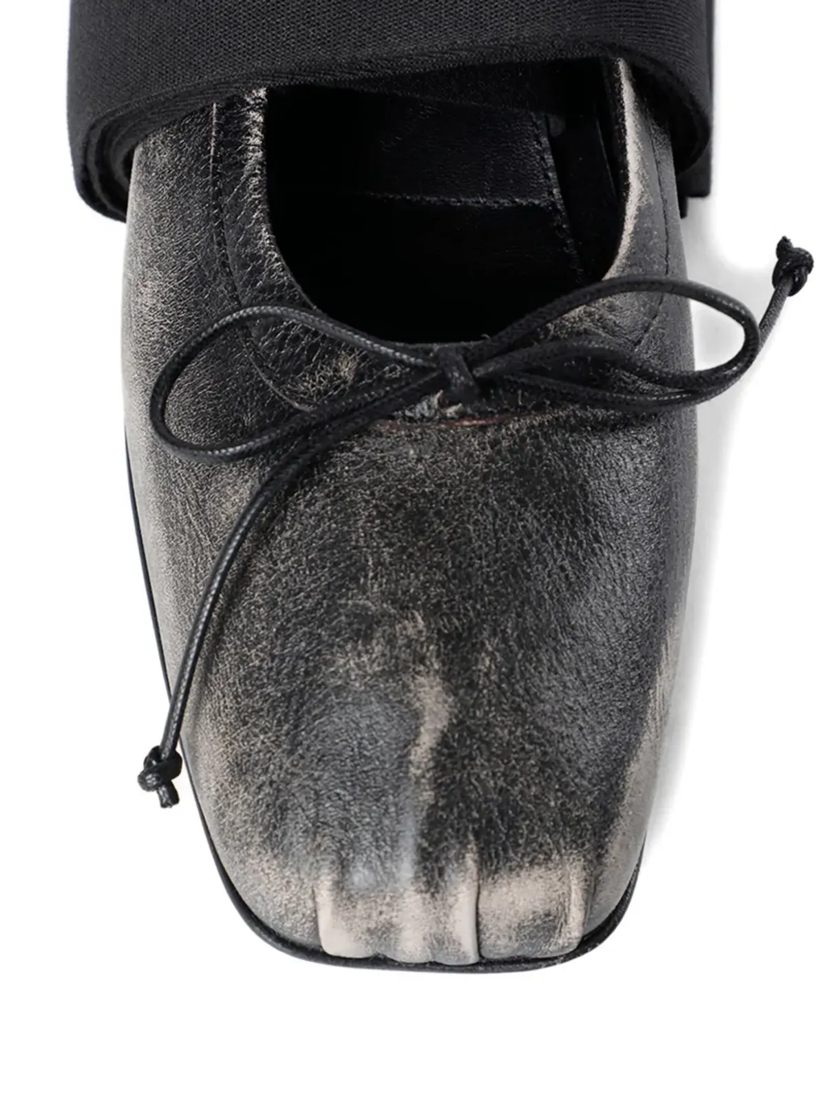 Ann Demeulemeester リボンディテール バレエフラットシューズ - 画像5