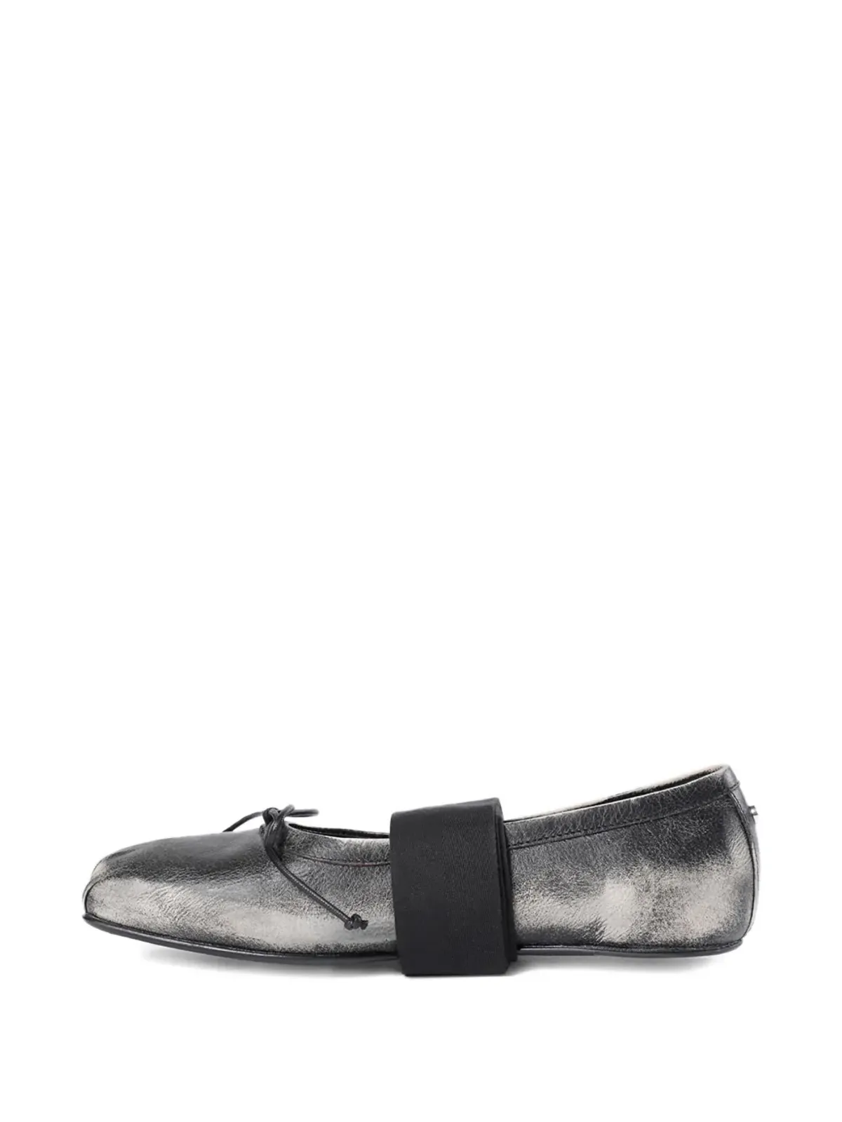 Ann Demeulemeester リボンディテール バレエフラットシューズ - 画像3