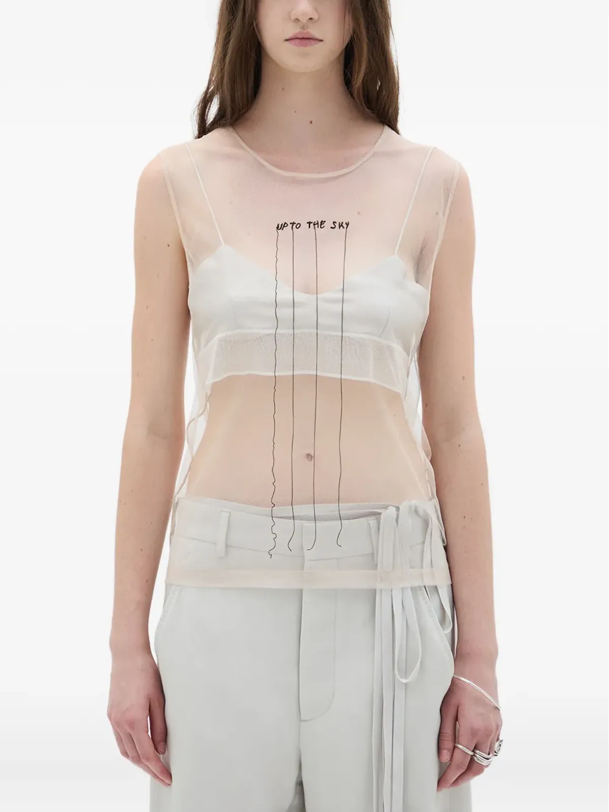 Ann Demeulemeester アップ・トゥ・ザ・スカイ・トップ - 画像1