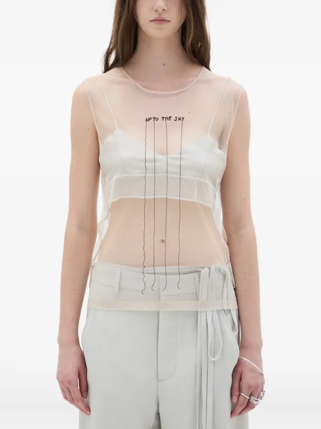 Ann Demeulemeester Ann Demeulemeester アップ・トゥ・ザ・スカイ・トップの商品画像