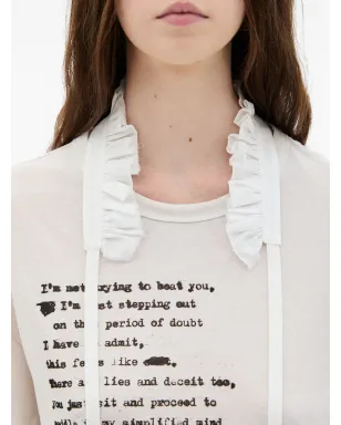 Ann Demeulemeester テキストプリント クルーネック Tシャツ - サムネイル5