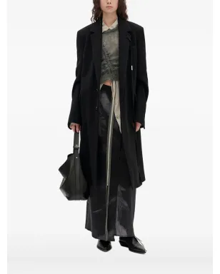 Ann Demeulemeester Viv ウールカシミヤコート - サムネイル1