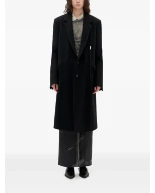 Ann Demeulemeester Viv ウールカシミヤコート - サムネイル2