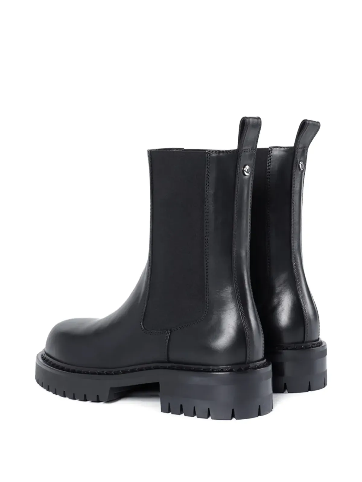 Ann Demeulemeester エラスティックパネルレザーブーツ - 画像4