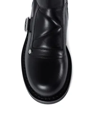 Ann Demeulemeester バックルディテール キルテッドレザー ブーツ - サムネイル3