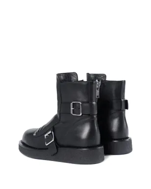 Ann Demeulemeester バックルディテール キルテッドレザー ブーツ - サムネイル4
