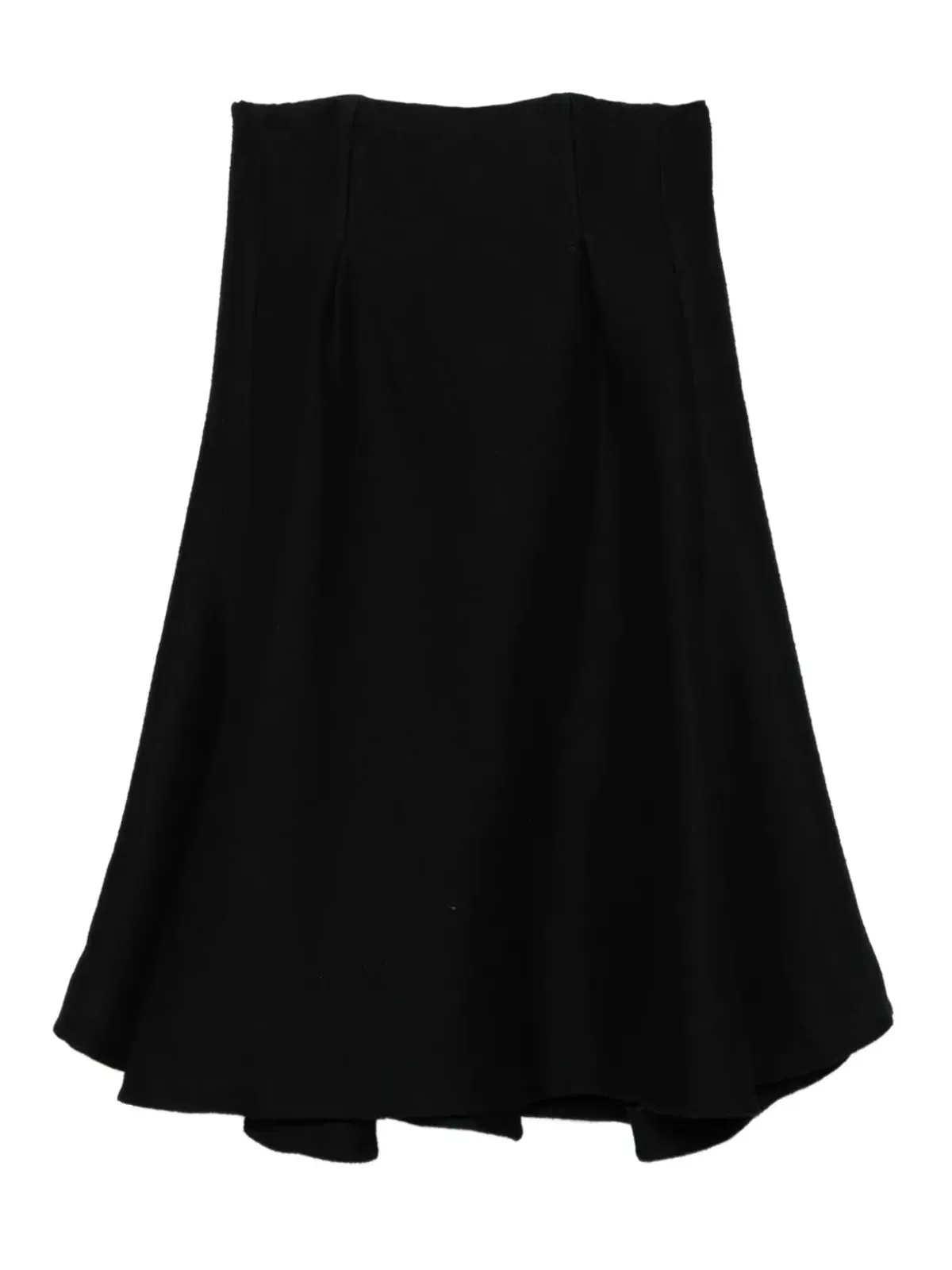Saint Laurent Pre-Owned 2007年 ウール フレア ドレス - ブラック - 画像1