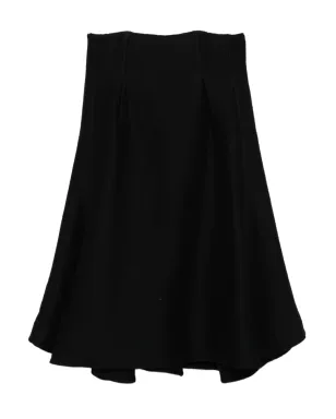 Saint Laurent Pre-Owned 2007年 ウール フレア ドレス - ブラック - サムネイル1