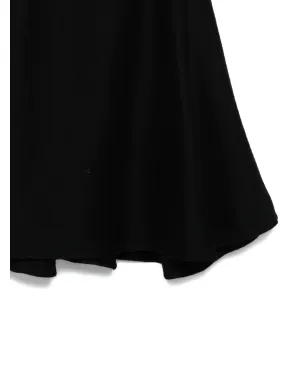 Saint Laurent Pre-Owned 2007年 ウール フレア ドレス - ブラック - サムネイル3