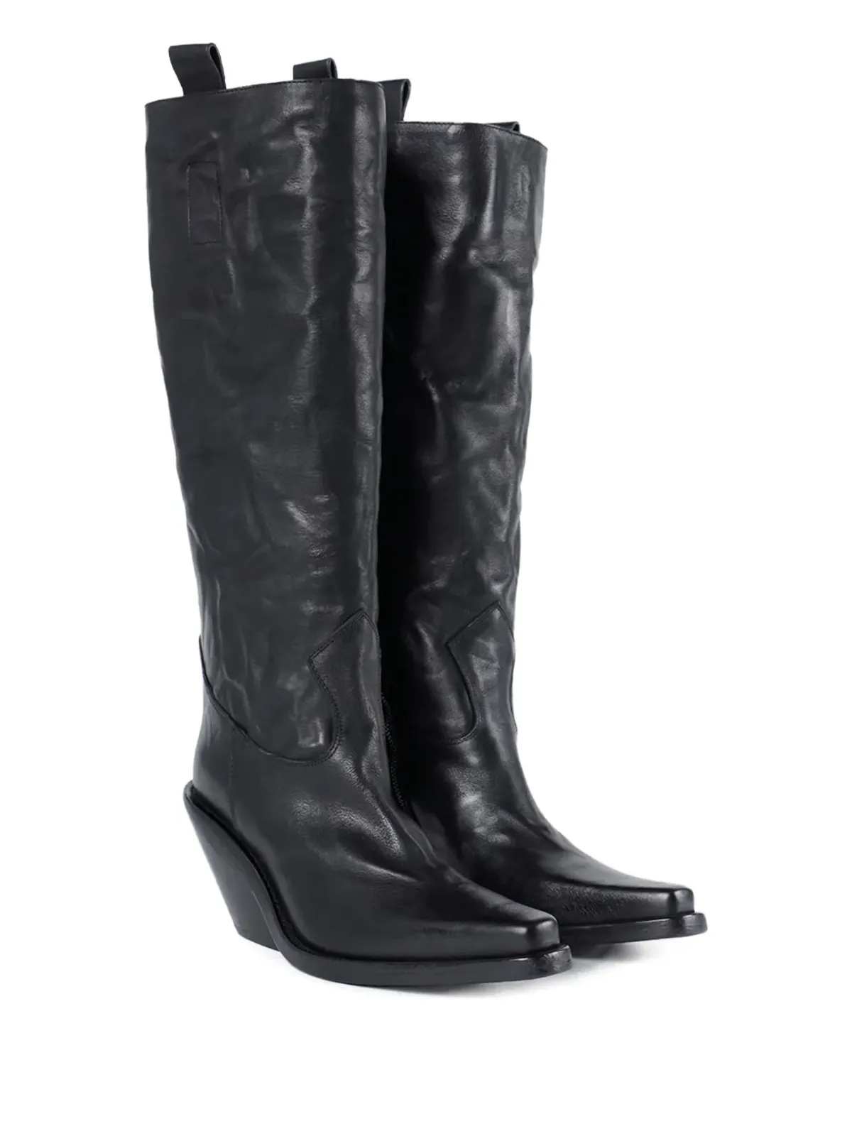Ann Demeulemeester リダー カーフレザー カウボーイブーツ - 画像2