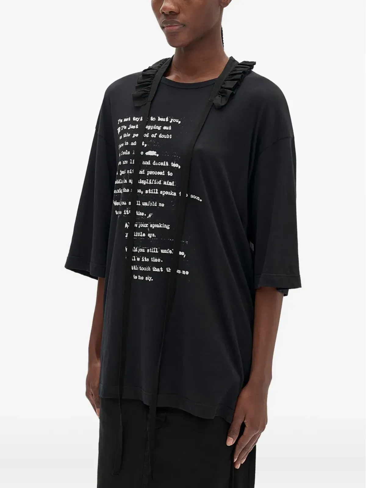 Ann Demeulemeester アガピTシャツ - 画像3