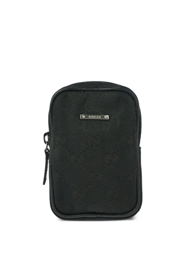 Gucci Pre-Owned Gucci Pre-Owned 1990-2000s GGキャンバス シガレットケース - ブラックの商品画像