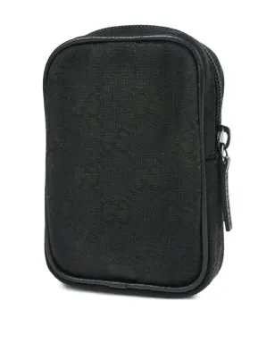 Gucci Pre-Owned 1990-2000s GGキャンバス シガレットケース - ブラック - サムネイル2