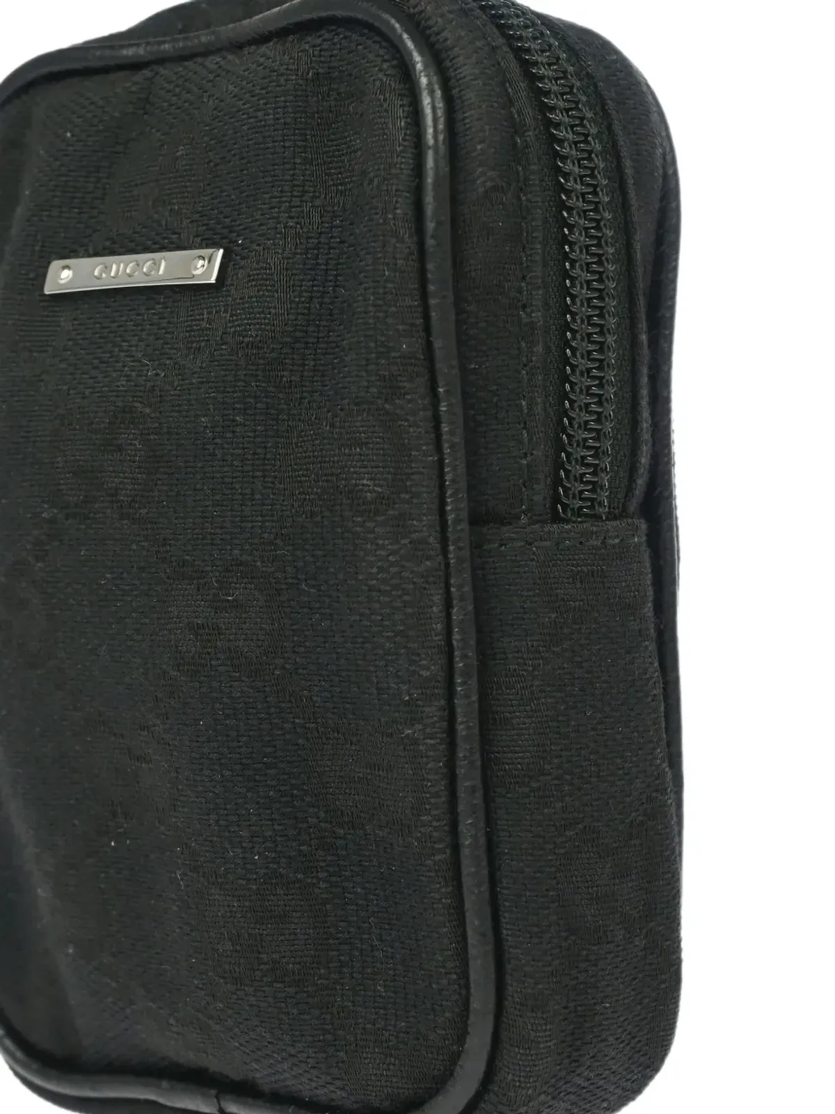 Gucci Pre-Owned 1990-2000s GGキャンバス シガレットケース - ブラック - 画像3