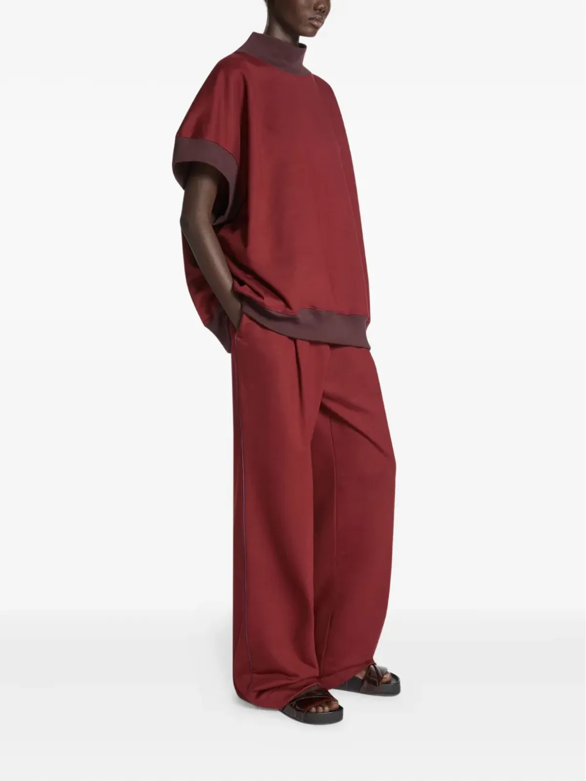 DRIES VAN NOTEN ダーツディテール付きスウェットパンツ - 画像3