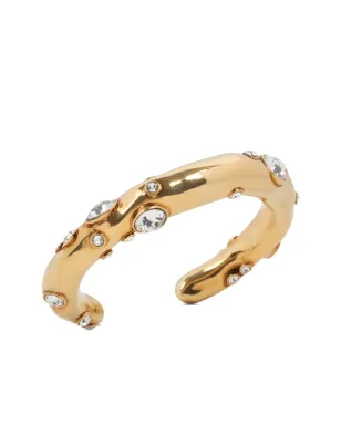 DRIES VAN NOTEN クリスタル装飾のカフブレスレット - 954 GOLD - サムネイル2