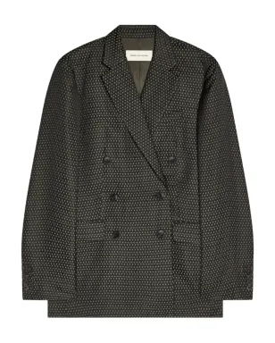 DRIES VAN NOTEN ダブルブレスト ジャカード ブレザー - サムネイル1