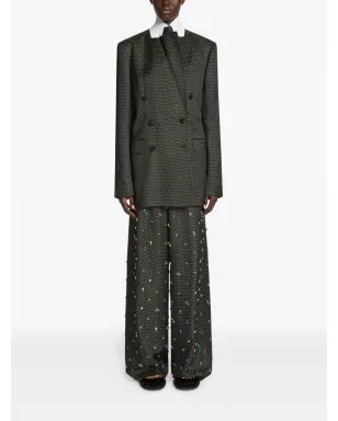 DRIES VAN NOTEN ダブルブレスト ジャカード ブレザー - サムネイル2