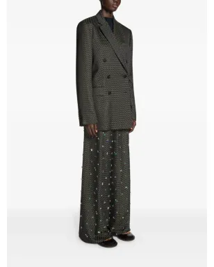 DRIES VAN NOTEN ダブルブレスト ジャカード ブレザー - サムネイル3