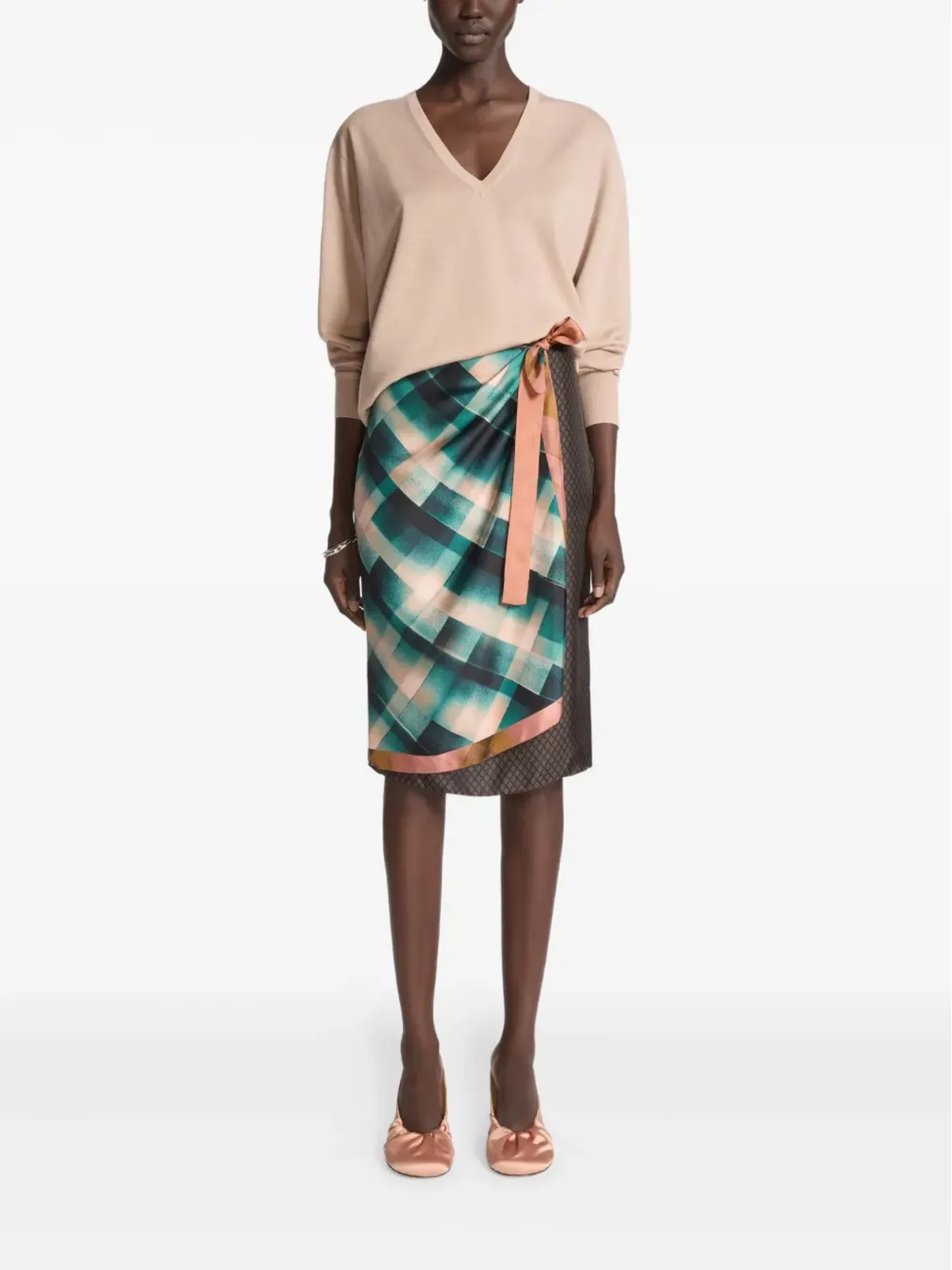 DRIES VAN NOTEN Vネックニットセーター - 画像2