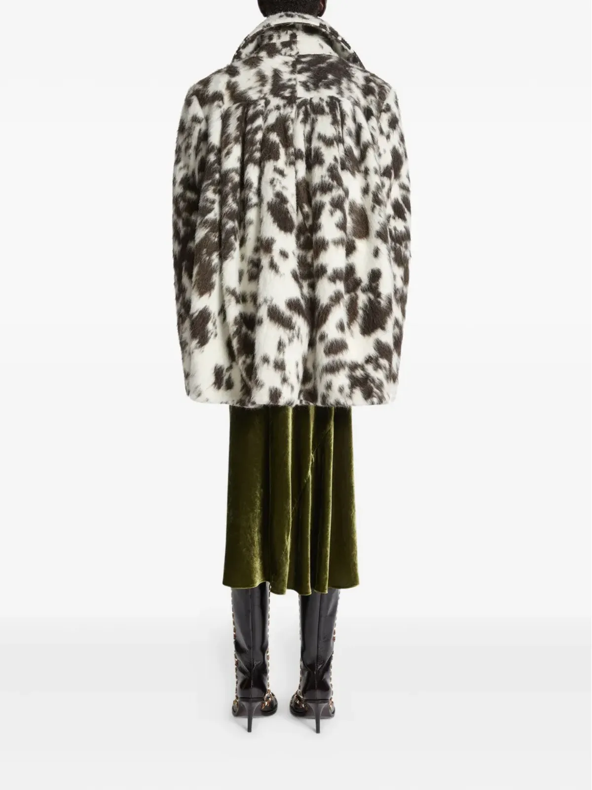 DRIES VAN NOTEN 牛柄 ダブルブレスト ジャケット - 画像3