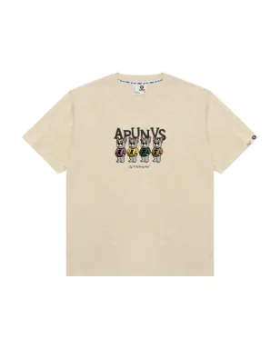 A BATHING APE® ブルドッグ グラフィックプリント Tシャツ - Neutrals - サムネイル1