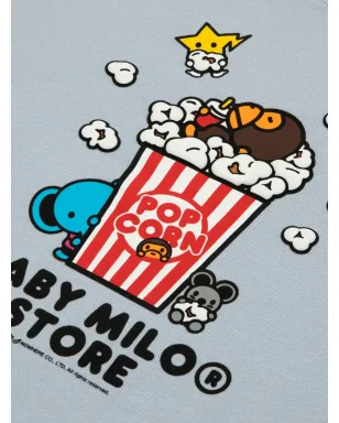 A BATHING APE® ポップコーンプリント スウェットシャツ - ブルー - サムネイル3