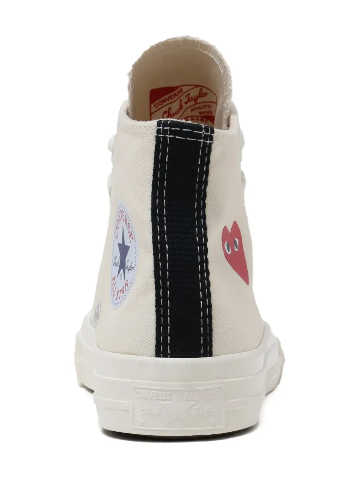 Comme Des Garçons Play Kids ハートロゴ ハイトップ トレーナー - 画像5