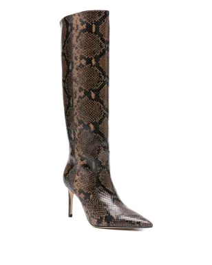 Stuart Weitzman カーフレザー スティレットブーツ - サムネイル2