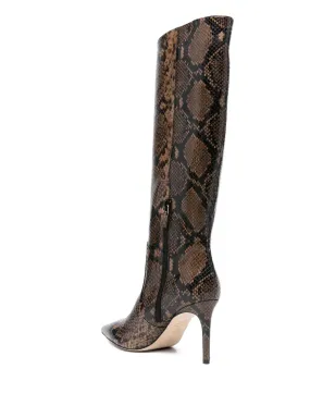 Stuart Weitzman カーフレザー スティレットブーツ - サムネイル3