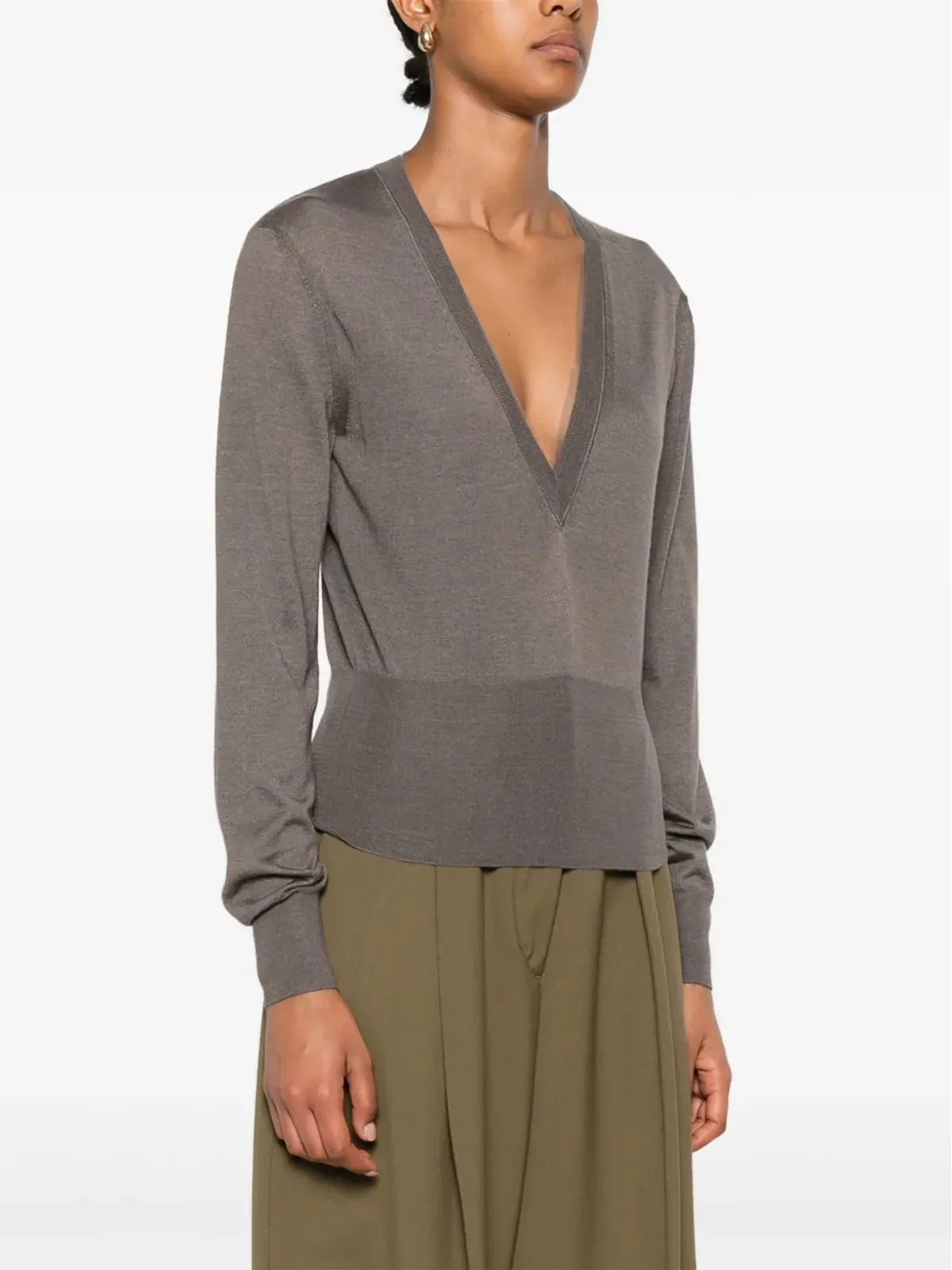 FENDI VネックTシャツ - 画像3
