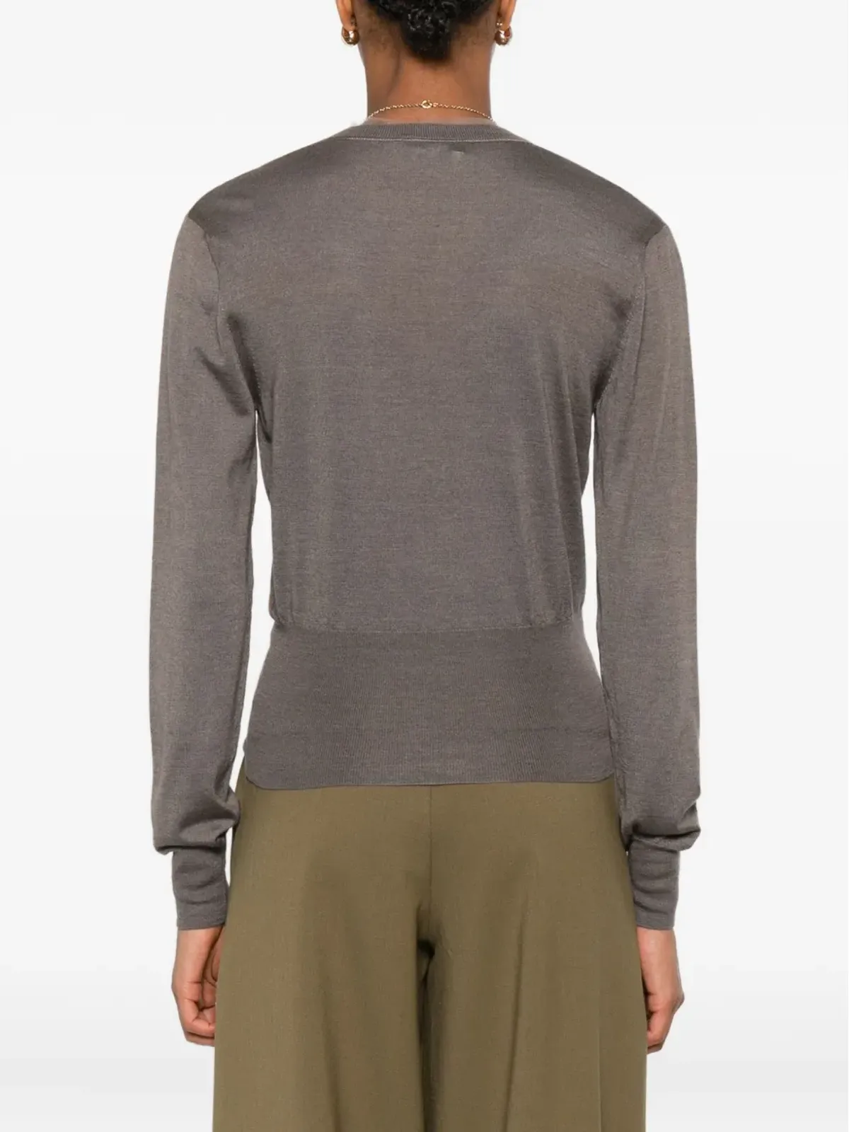 FENDI VネックTシャツ - 画像4